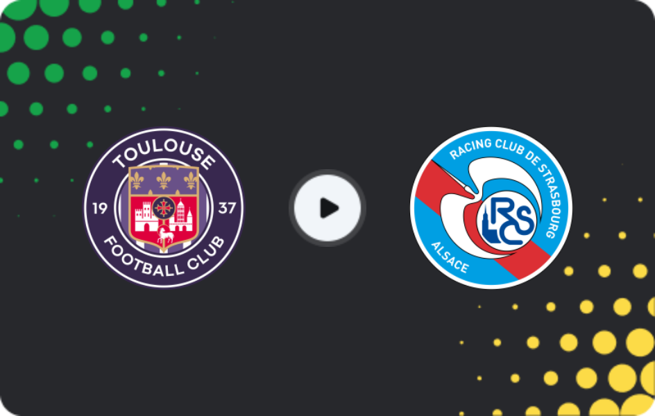Where to watch Toulouse — Strasbourg, Ligue 1, 06.12.2025