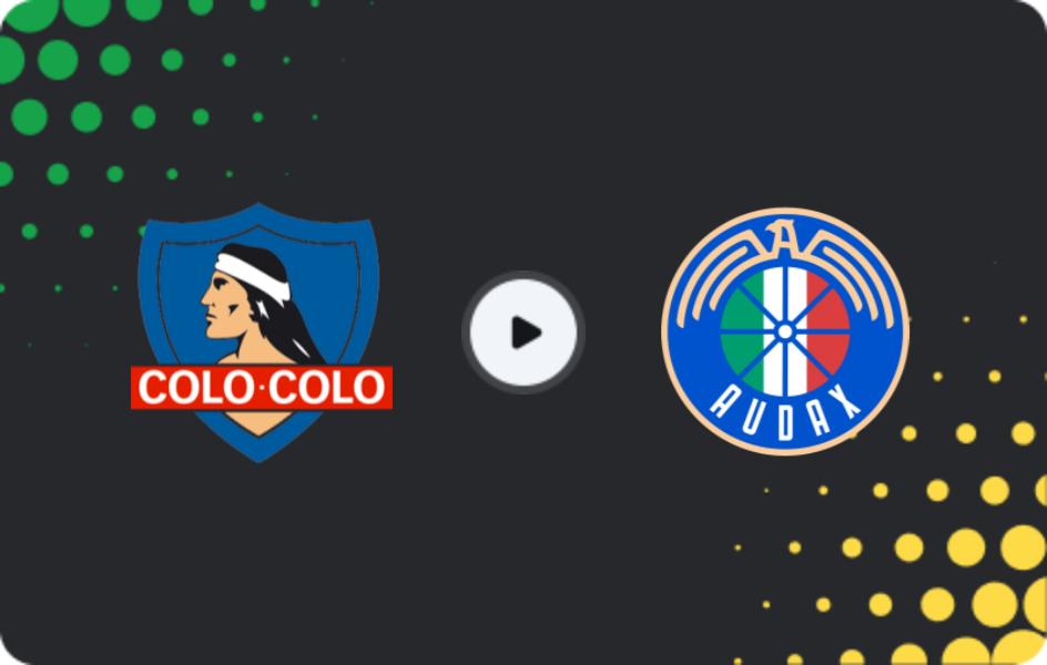 Where to watch Colo Colo — Audax Italiano, Primera División, 07.12.2025