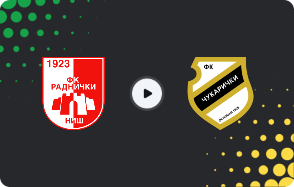 Where to watch Radnicki NIS — Cukaricki, Super Liga, 07.12.2025