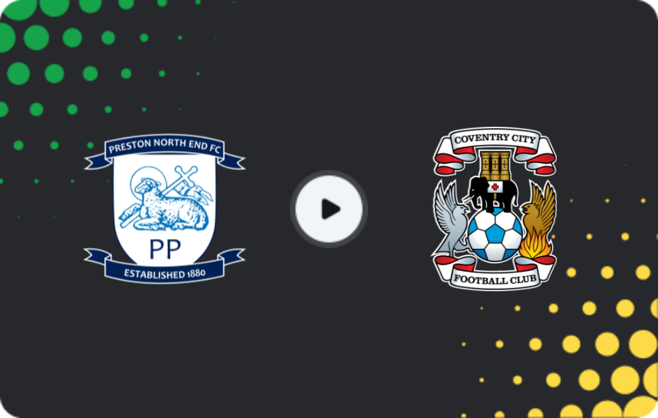 Where to watch Preston — Coventry, Championship, 09.12.2025