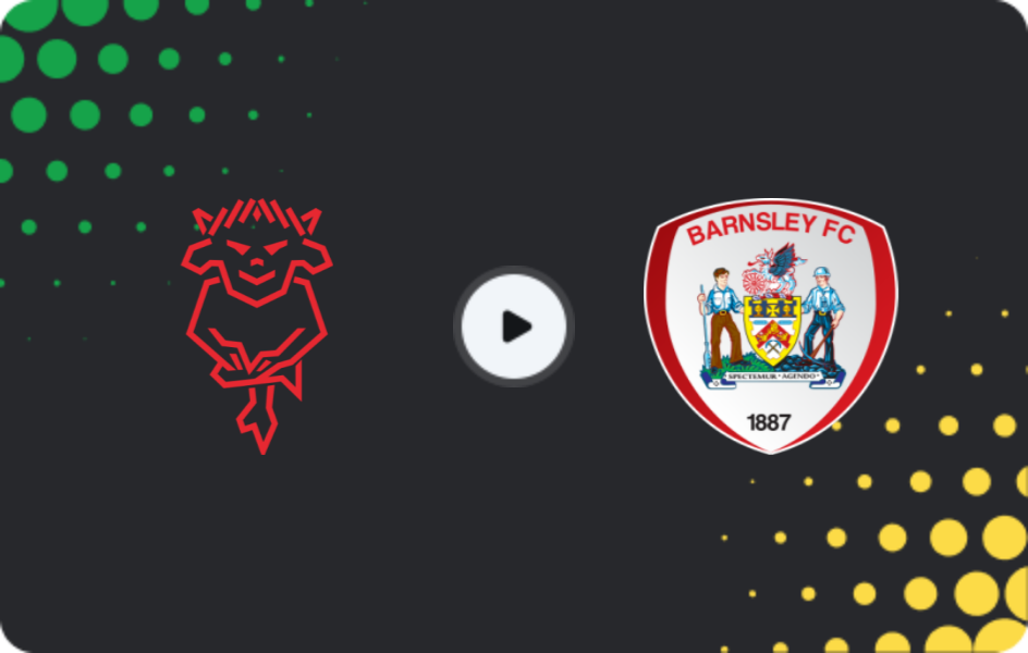 Where to watch Lincoln City — Barnsley, League One, 09.12.2025