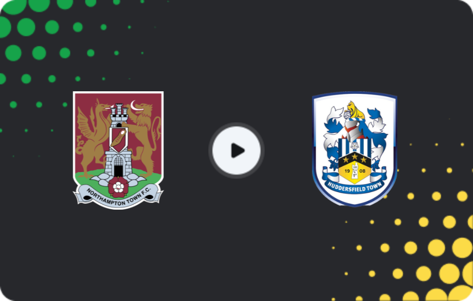 Where to watch Northampton — Huddersfield, League One, 09.12.2025