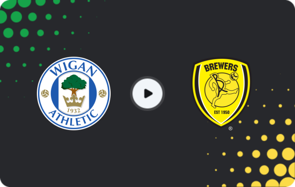 Where to watch Wigan — Burton Albion, League One, 02.12.2025