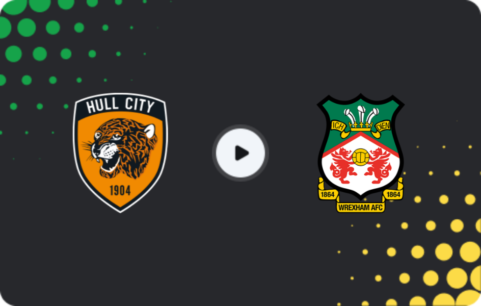 Where to watch Hull City — Wrexham, Championship, 10.12.2025