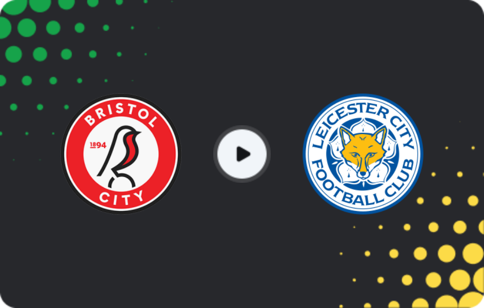 Where to watch Bristol City — Leicester, Championship, 10.12.2025