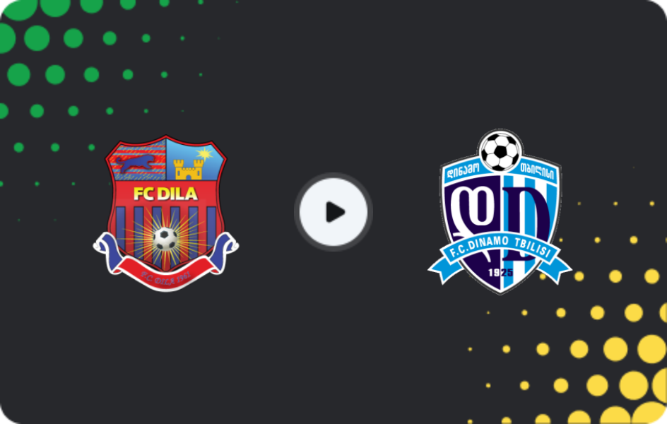 Where to watch Dila — Dinamo Tbilisi, Erovnuli Liga, 06.12.2025