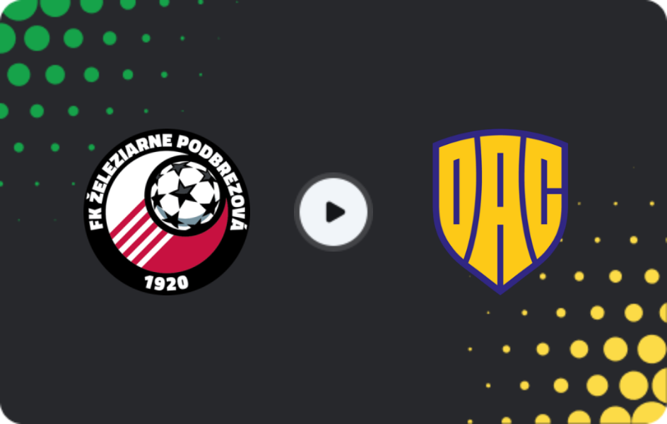 Where to watch Podbrezová — DAC 1904, Super Liga, 13.12.2025