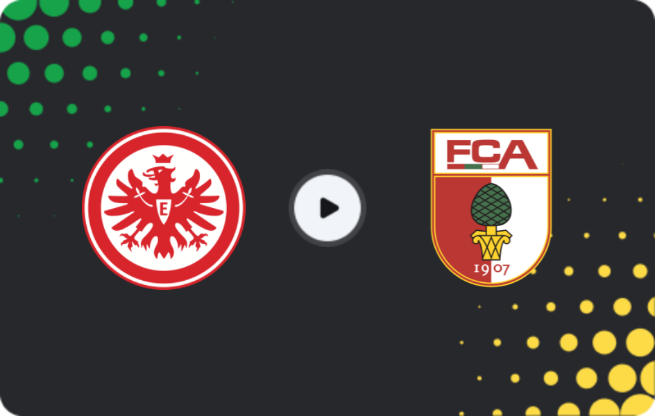 Where to watch Eintracht Frankfurt — Augsburg, Bundesliga, 13.12.2025