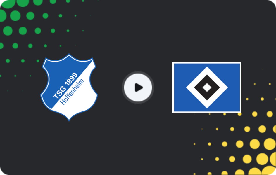 Where to watch Hoffenheim — Hamburger, Bundesliga, 13.12.2025