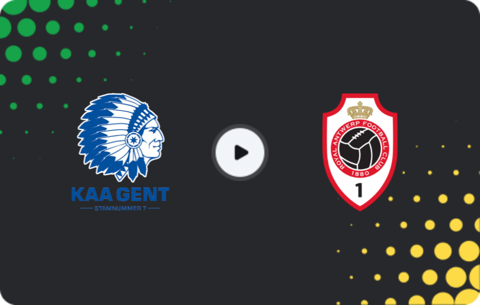 Where to watch Gent — Royal Antwerp, Jupiler Pro League, 14.12.2025