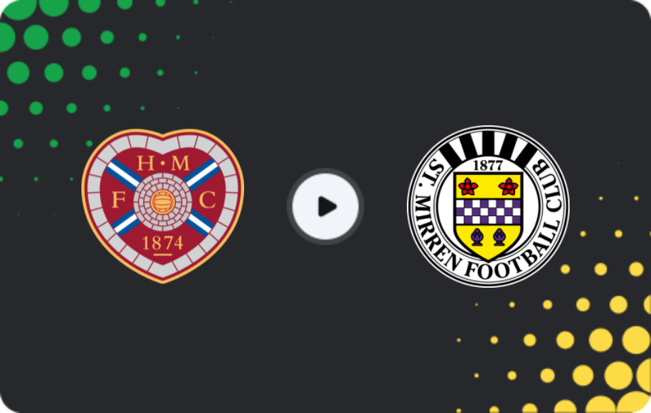 Where to watch Hearts — St. Mirren, Premiership, 14.01.2026