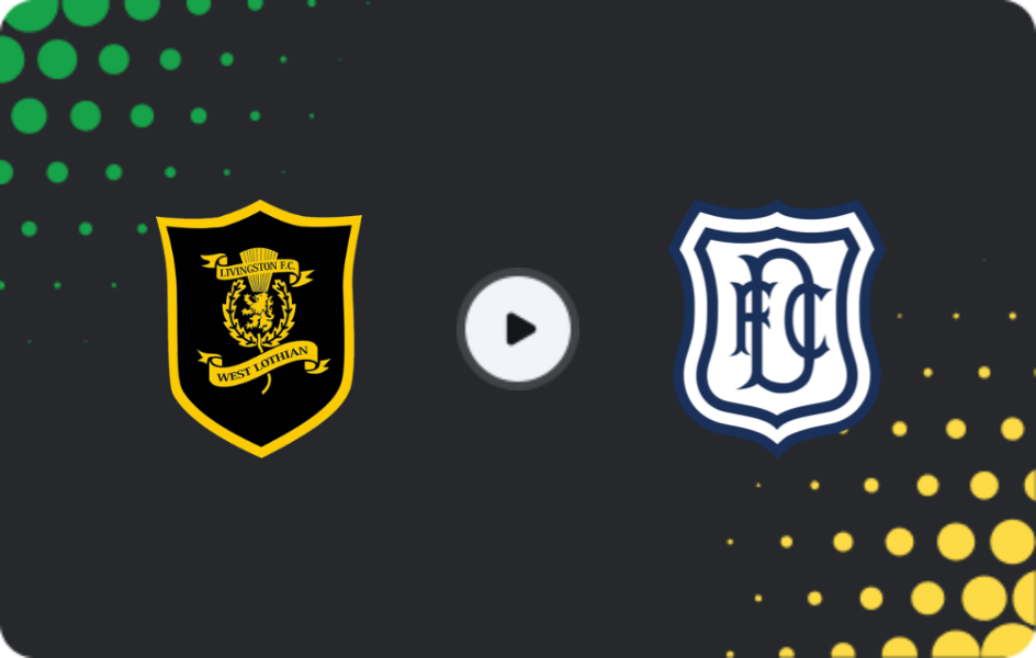 Where to watch Livingston — Dundee FC, Premiership, 13.12.2025