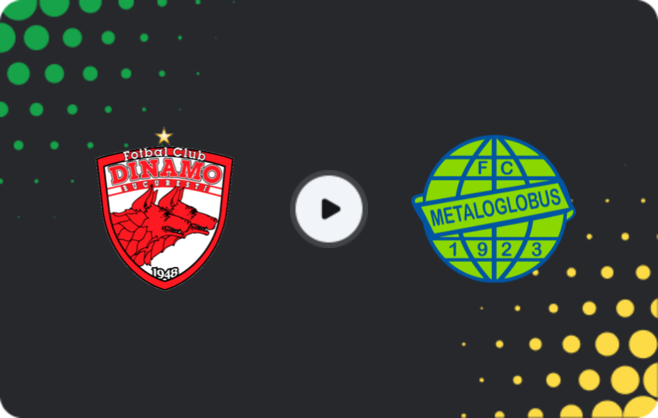 Where to watch Dinamo Bucuresti — Metaloglobus, Liga I, 13.12.2025
