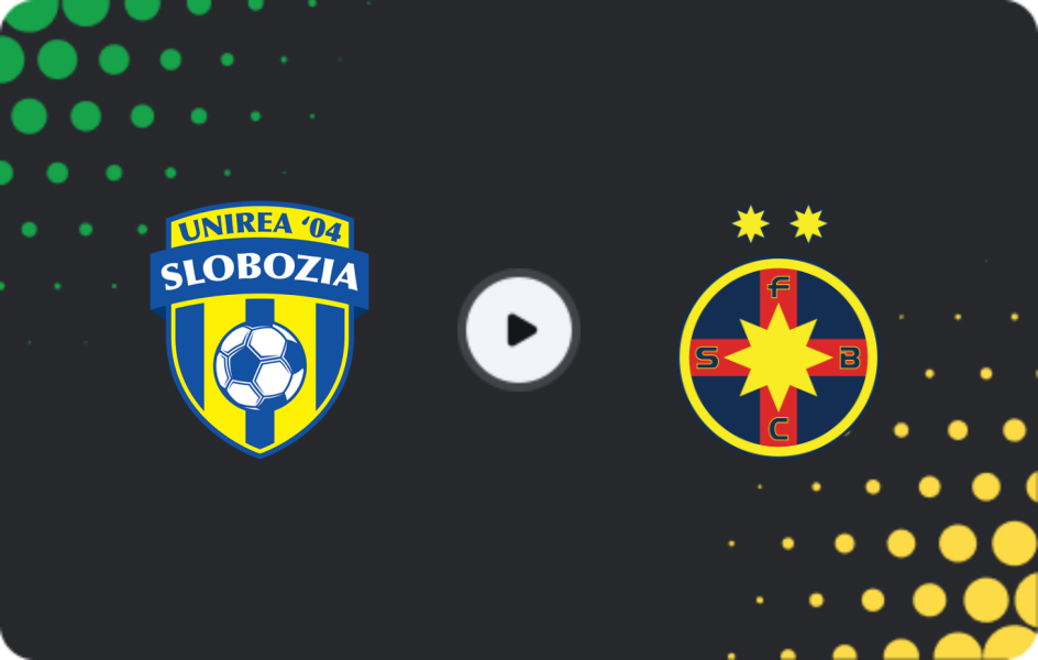 Where to watch Unirea Slobozia — FCSB, Liga I, 13.12.2025