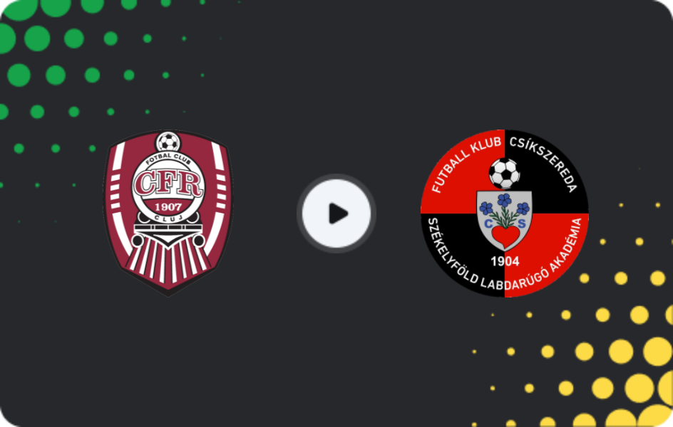 Where to watch CFR Cluj — Csikszereda, Liga I, 13.12.2025