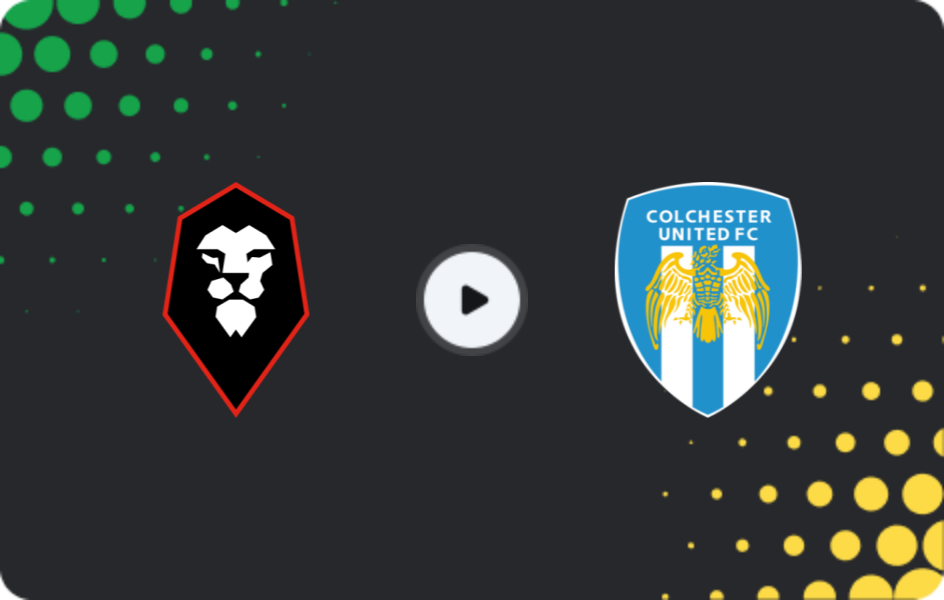 Where to watch Salford City — Colchester, League Two, 13.12.2025