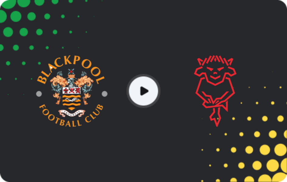 Where to watch Blackpool — Lincoln City, League One, 13.12.2025