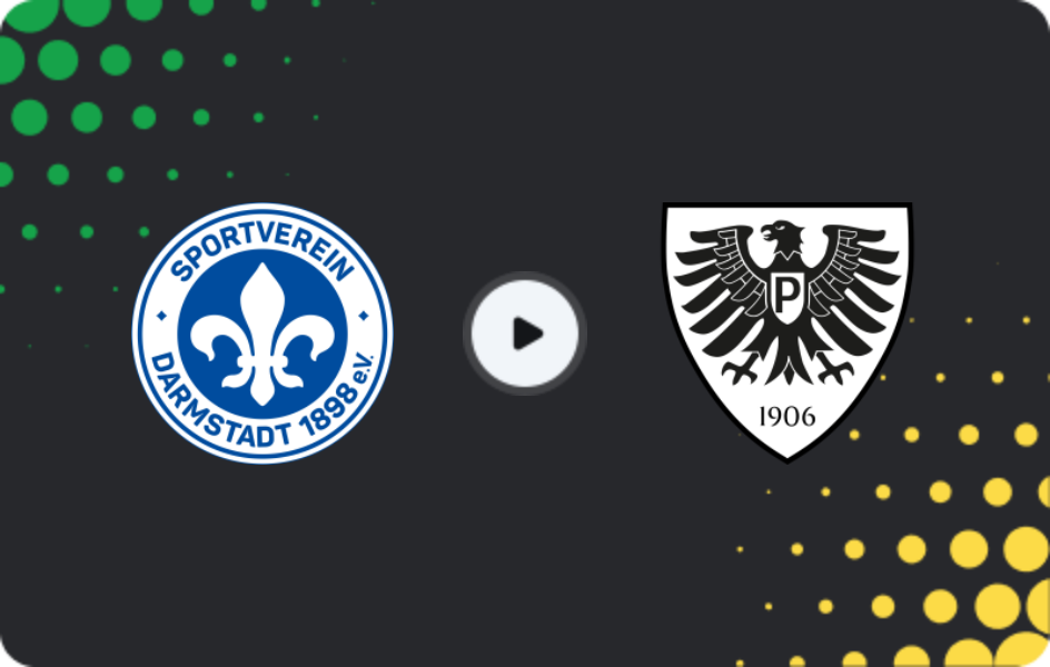 Where to watch Darmstadt — Preußen Münster, 2. Bundesliga, 14.12.2025