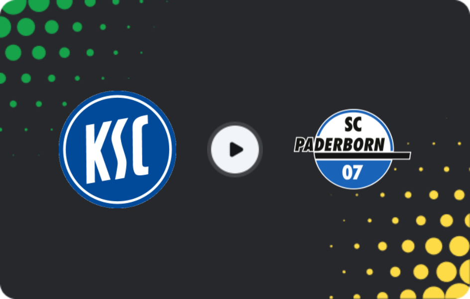 Where to watch Karlsruher — Paderborn 07, 2. Bundesliga, 14.12.2025