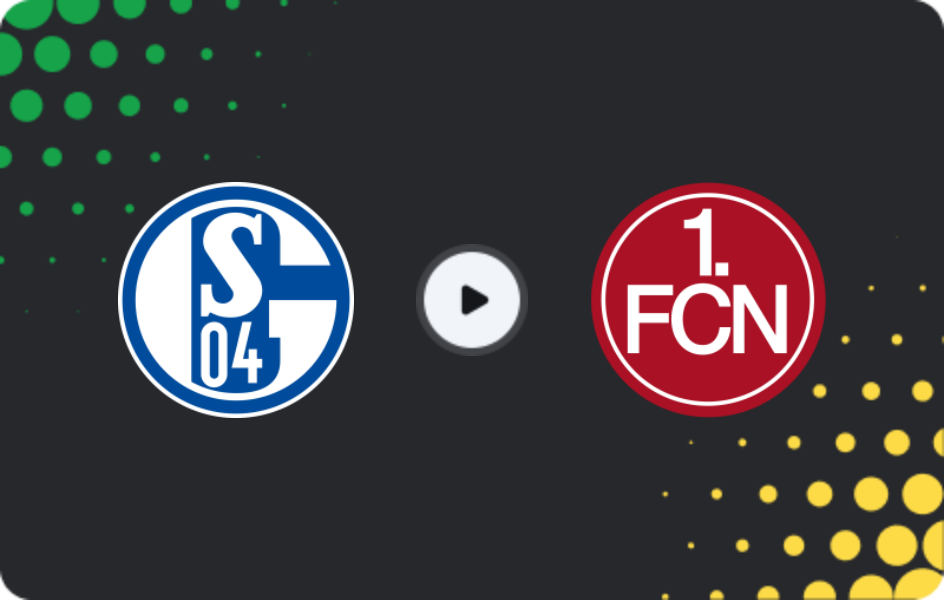 Where to watch Schalke 04 — Nürnberg, 2. Bundesliga, 14.12.2025