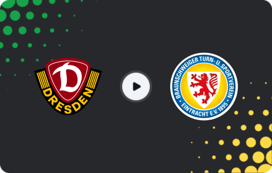 Where to watch Dynamo Dresden — Eintracht Braunschweig, 2. Bundesliga, 14.12.2025
