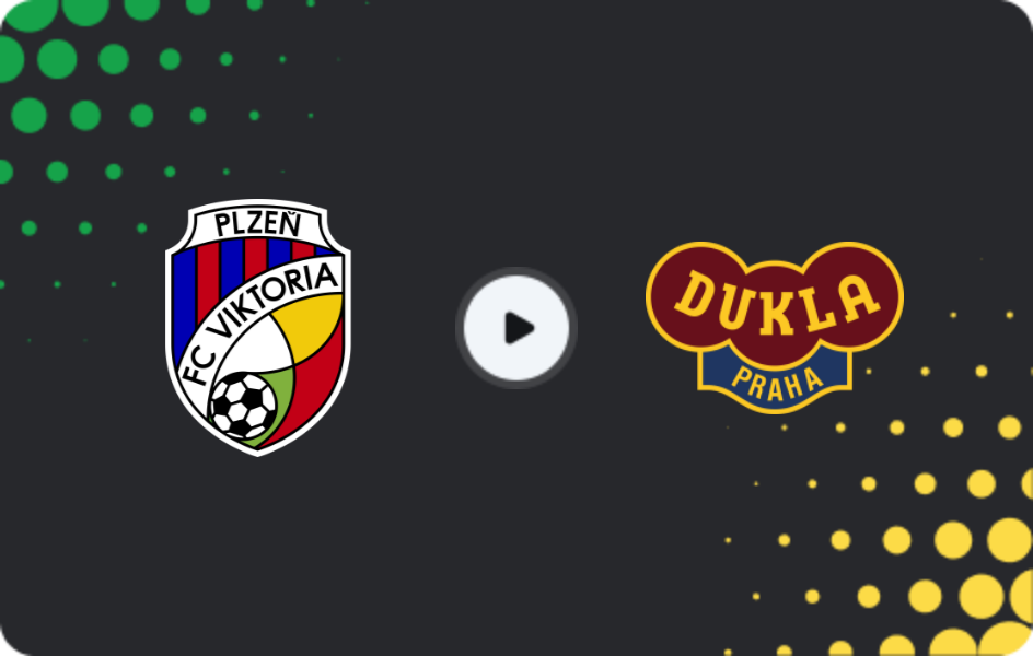 Where to watch Viktoria Plzen — Dukla Praha, First Liga, 14.12.2025
