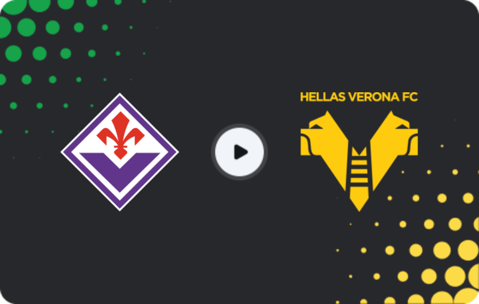 Where to watch Fiorentina — Verona, Serie A, 14.12.2025