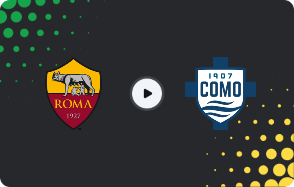 Where to watch Roma — Como, Serie A, 15.12.2025