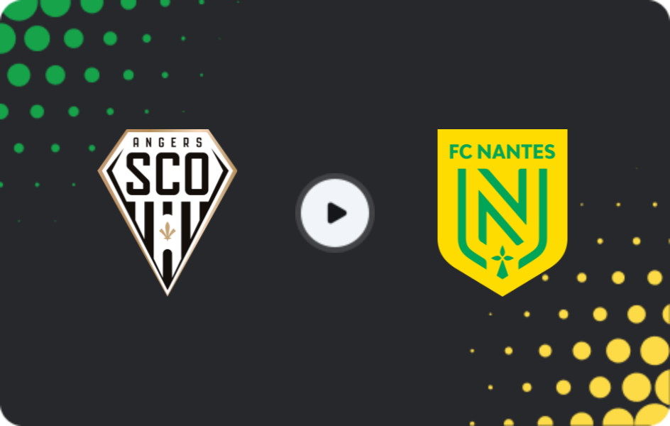Where to watch Angers — Nantes, Ligue 1, 12.12.2025