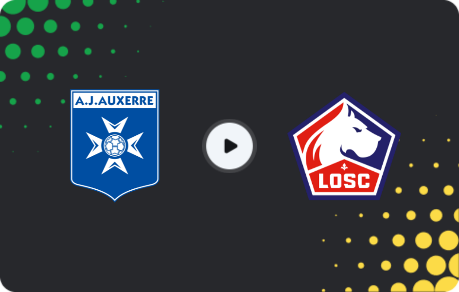 Where to watch Auxerre — Lille, Ligue 1, 14.12.2025