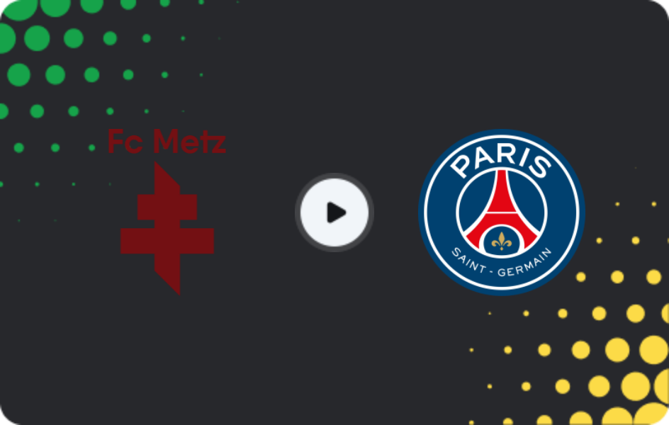 Where to watch Metz — PSG, Ligue 1, 13.12.2025