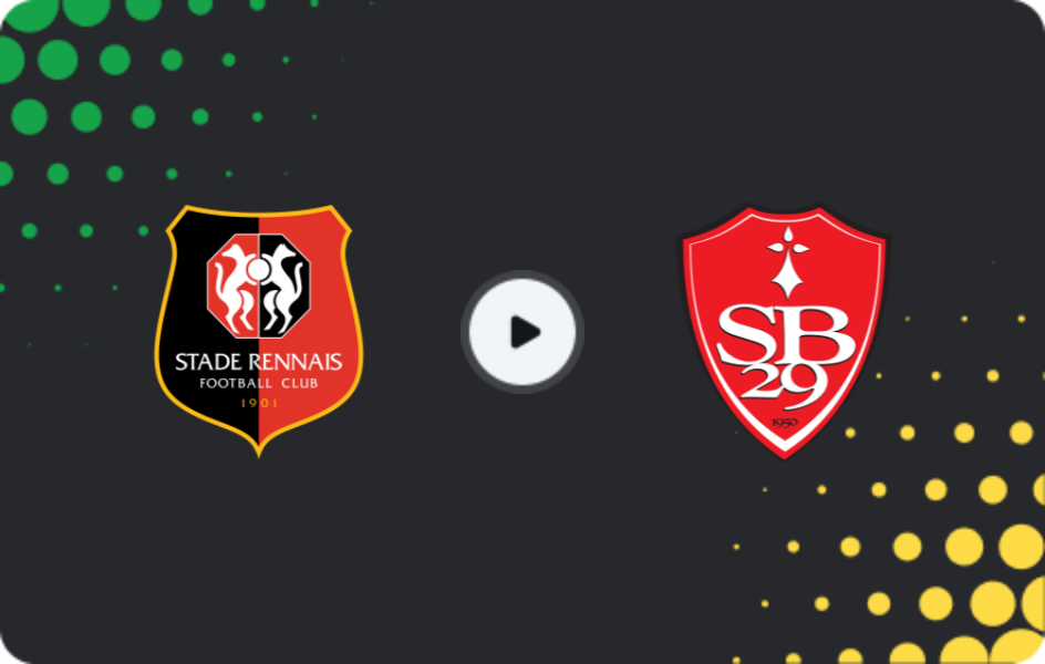 Where to watch Rennes — Brest, Ligue 1, 13.12.2025