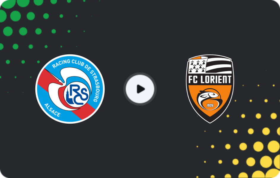Where to watch Strasbourg — Lorient, Ligue 1, 14.12.2025