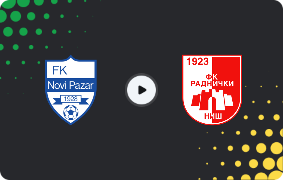 Where to watch Novi Pazar — Radnicki NIS, Super Liga, 13.12.2025