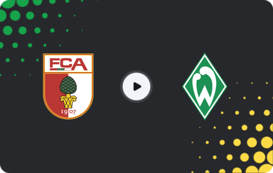 Where to watch Augsburg — Werder Bremen, Bundesliga, 20.12.2025