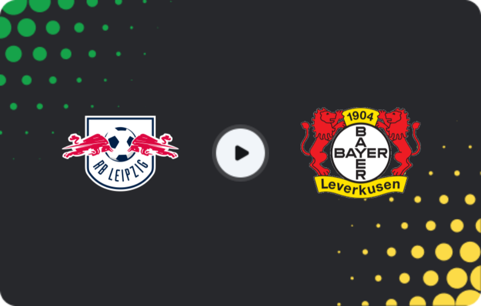 Where to watch RB Leipzig — Bayer Leverkusen, Bundesliga, 20.12.2025