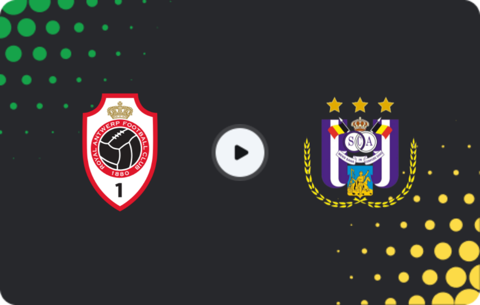 Where to watch Royal Antwerp — Anderlecht, Jupiler Pro League, 21.12.2025