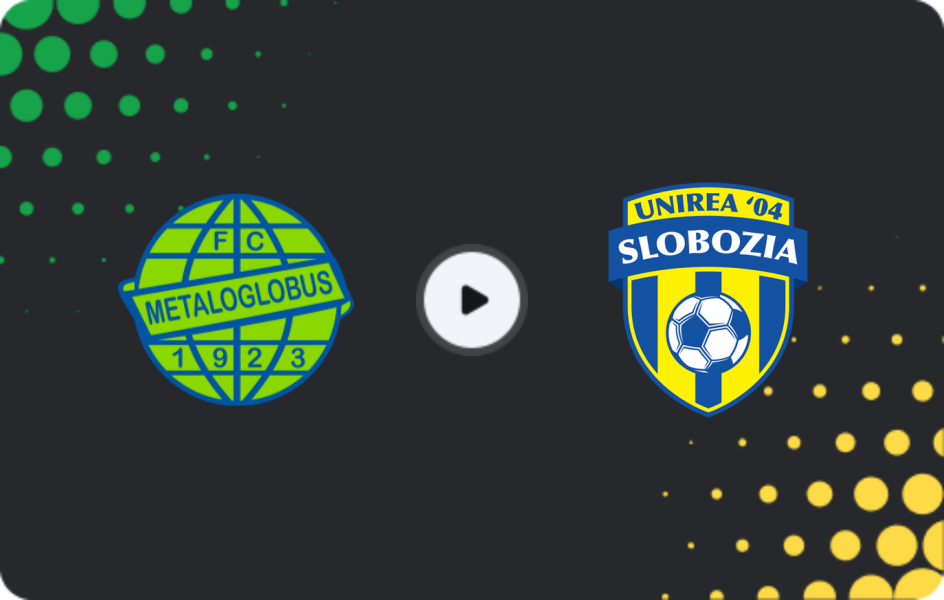 Where to watch Metaloglobus — Unirea Slobozia, Liga I, 20.12.2025