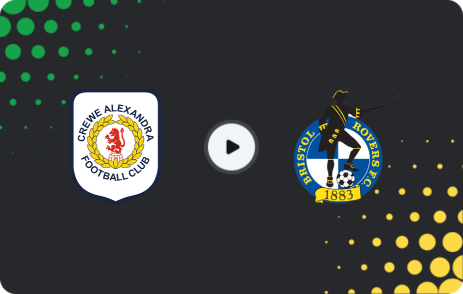 Where to watch Crewe Alexandra — Bristol Rovers, League Two, 19.12.2025