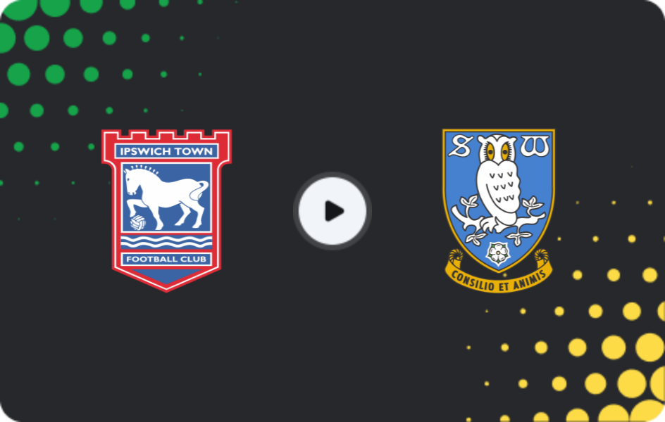 Where to watch Ipswich Town — Sheffield Wednesday, Championship, 20.12.2025