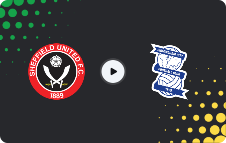Where to watch Sheffield United — Birmingham, Championship, 20.12.2025