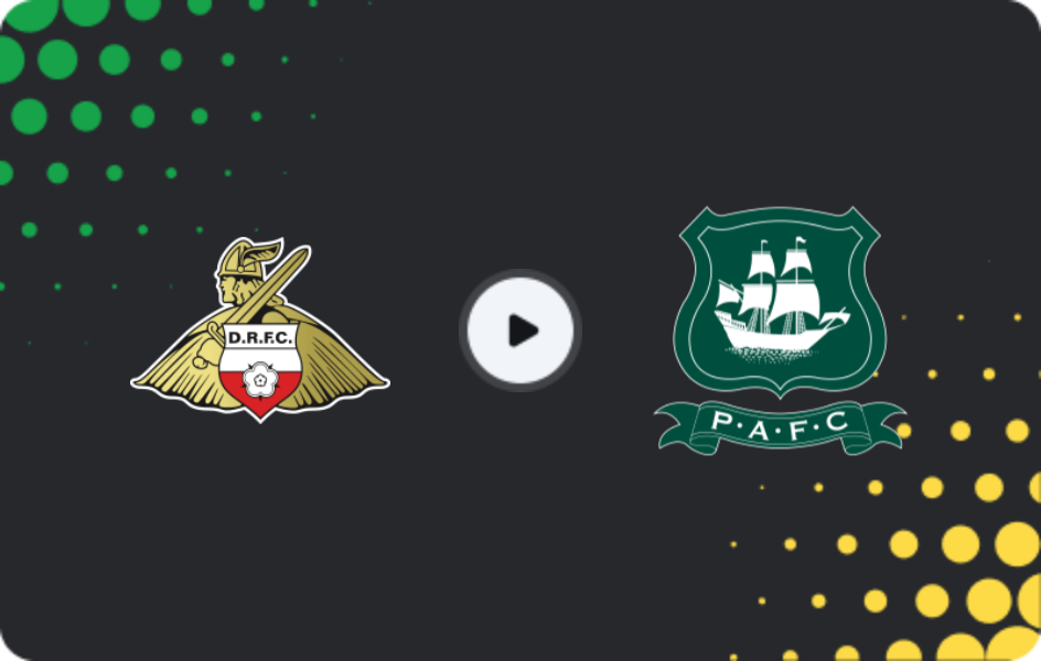 Where to watch Doncaster — Plymouth Argyle, League One, 20.12.2025