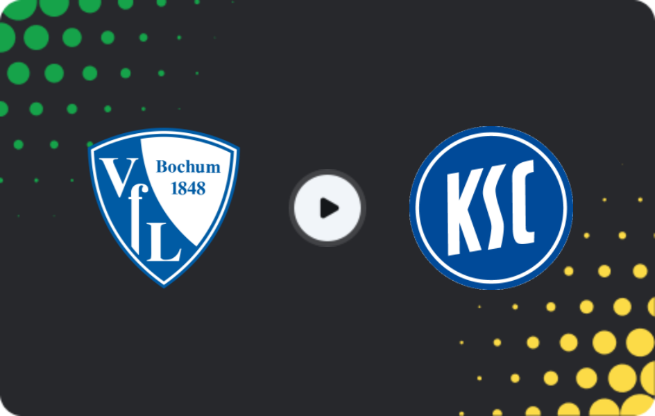 Where to watch Bochum — Karlsruher, 2. Bundesliga, 20.12.2025