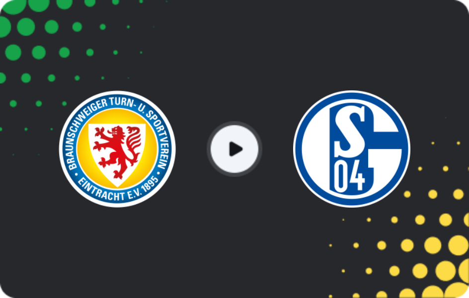 Where to watch Eintracht Braunschweig — Schalke 04, 2. Bundesliga, 21.12.2025