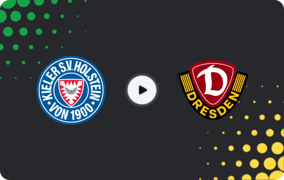 Where to watch Holstein Kiel — Dynamo Dresden, 2. Bundesliga, 20.12.2025