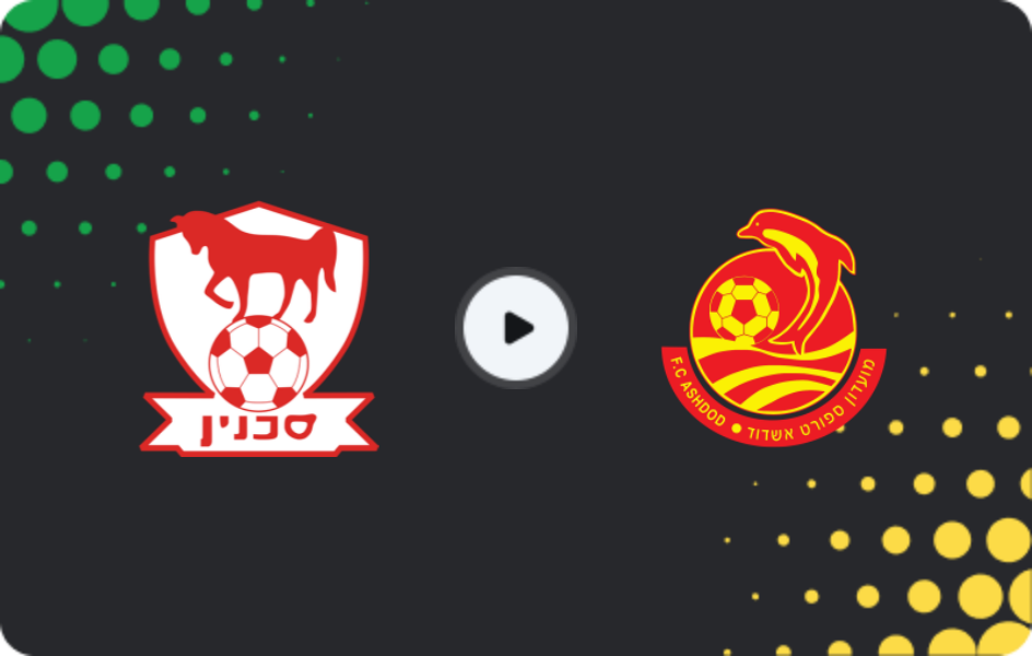 Where to watch Bnei Sakhnin — Ashdod, Ligat Ha'al, 20.12.2025