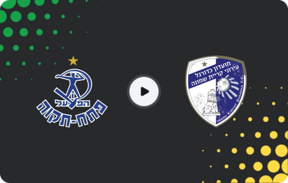 Where to watch Hapoel Petah Tikva — Ironi Kiryat Shmona, Ligat Ha'al, 20.12.2025