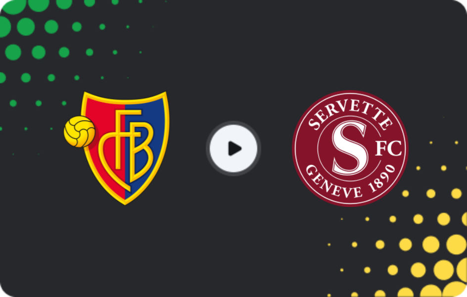 Where to watch Basel — Servette, Super League, 20.12.2025