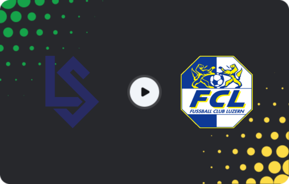 Where to watch Lausanne — Luzern, Super League, 21.12.2025