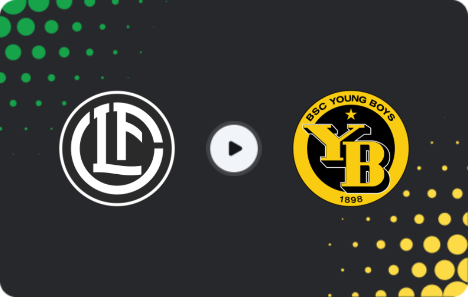 Where to watch Lugano — Young Boys, Super League, 21.12.2025